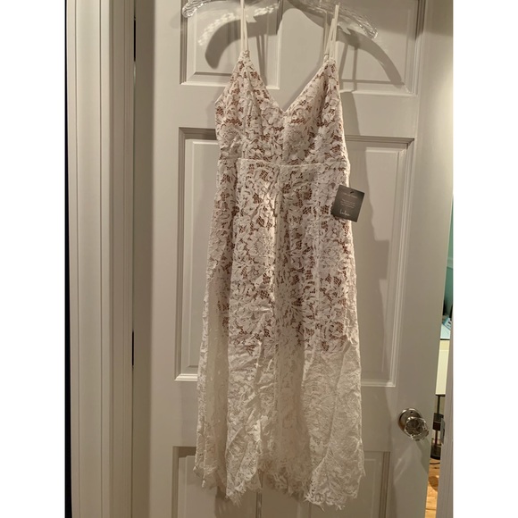 Lulu’s - XS One Wish White Midi Dress - Picture 4 of 6
